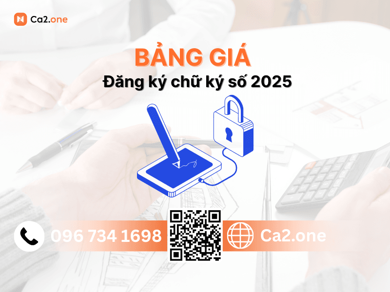 Bảng giá đăng ký chữ ký số