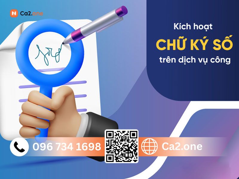 Cách đăng ký chữ ký số trên dịch vụ công