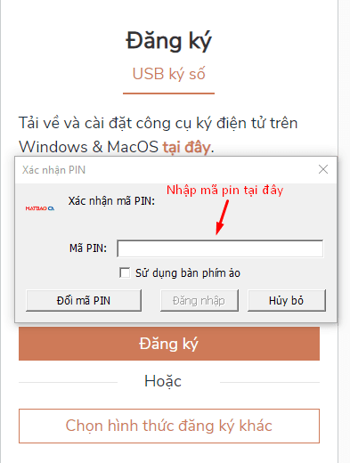 Cách đăng ký chữ điện tử trên dịch vụ công