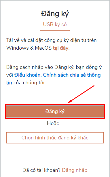 Cách đăng ký chữ điện tử trên dịch vụ công