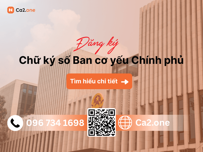 Đăng ký chữ ký số ban cơ yếu chính phủ
