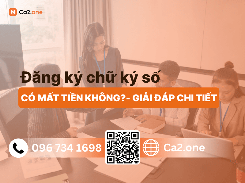 Đăng ký chữ ký số có mất tiền không?