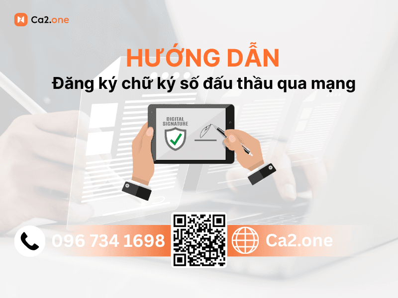 Đăng ký chữ ký số đấu thầu qua mạng