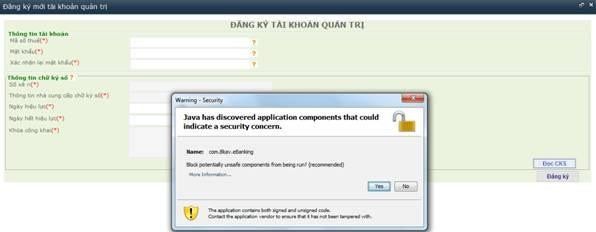 Đăng ký chữ ký số khai Hải quan điện tử