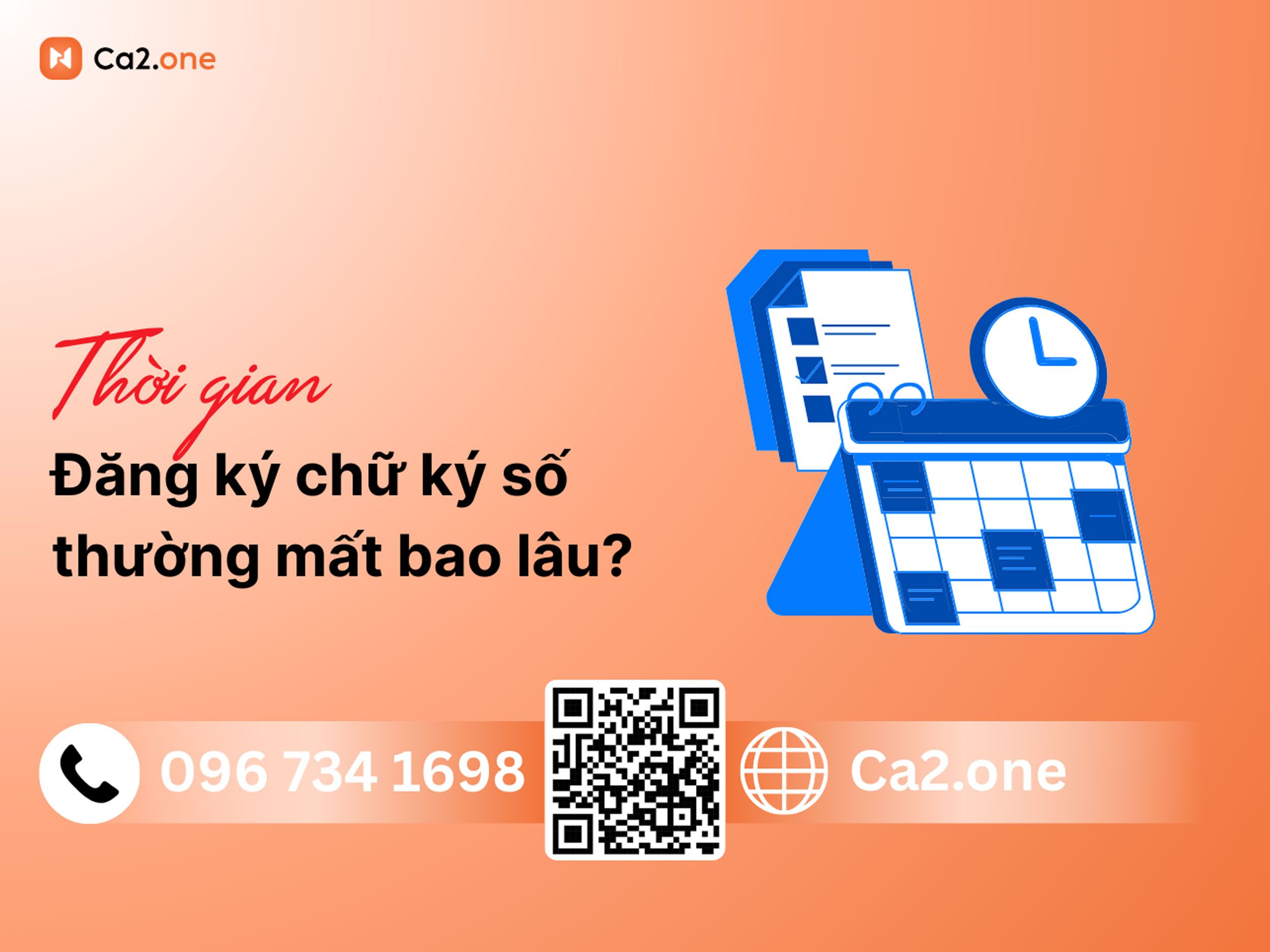 Đăng ký chữ ký số mất bao lâu?