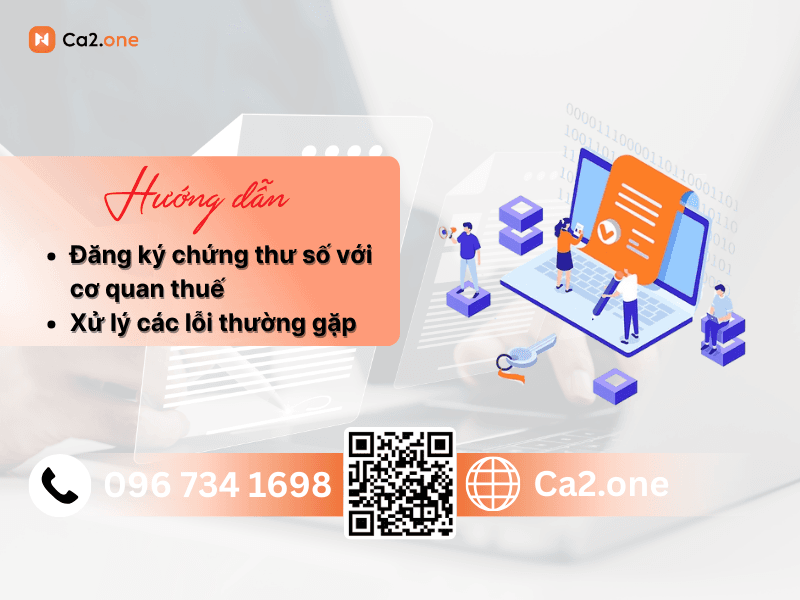 Đăng ký chứng thư số với cơ quan thuế