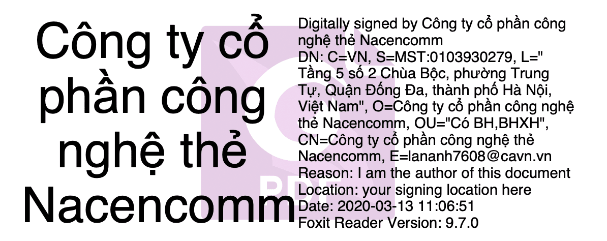 Thủ tục đăng ký chữ ký số cá nhân